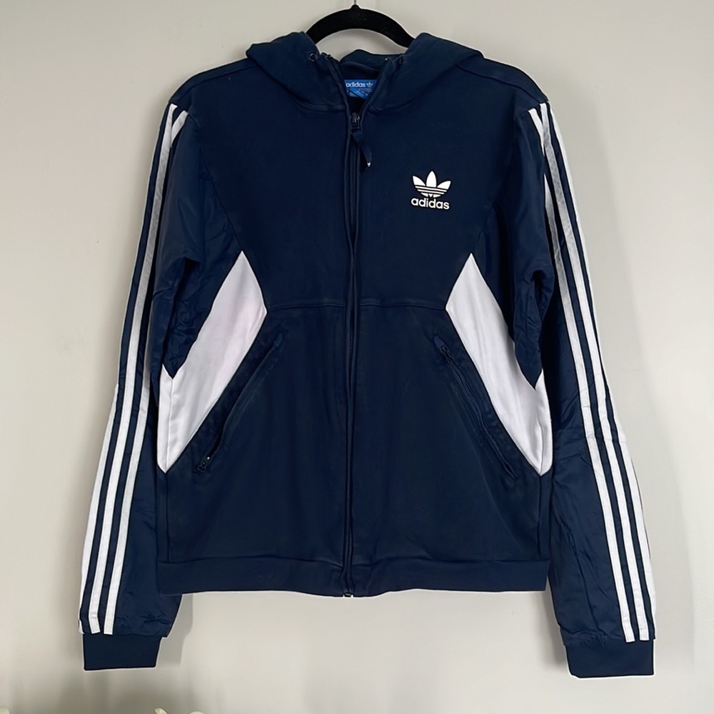 Vintage Adidas Originals Womens Full-zip Athletic Jacket Sz M
